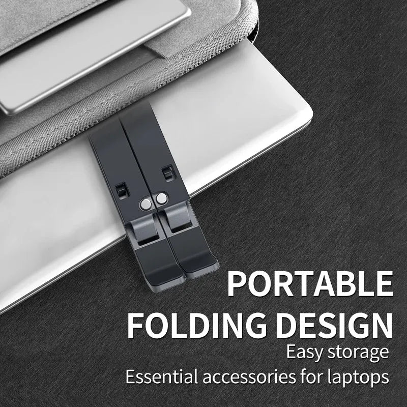 Foldable Laptop Stand Adjustable Portable Notebook Bracket Support Base Aluminum Alloy Holder For Macbook Laptop PC Accessories