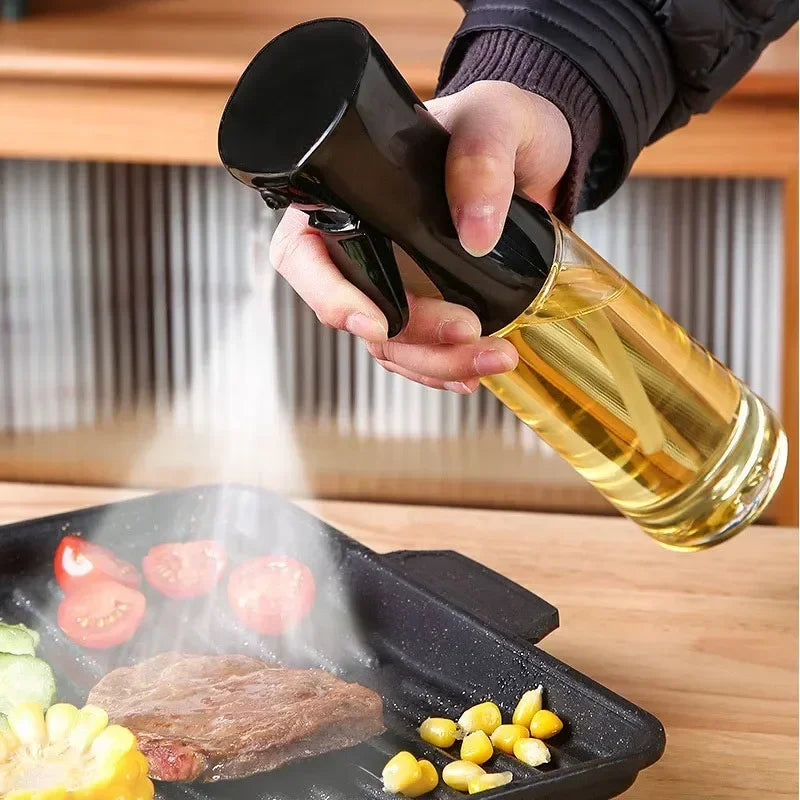 Kitchen Oil Spray Household Oil Spray Bottle Press-type Oil Kettle Oil Control Atomization Bottles Oil Pot DIY Seasoning Tools