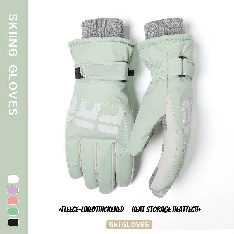 Winter Cycling Gloves Non Slip Touch Ski Gloves Snowboard Accessories Waterproof Pocket Warm Men's and Women's Thermal Gloves