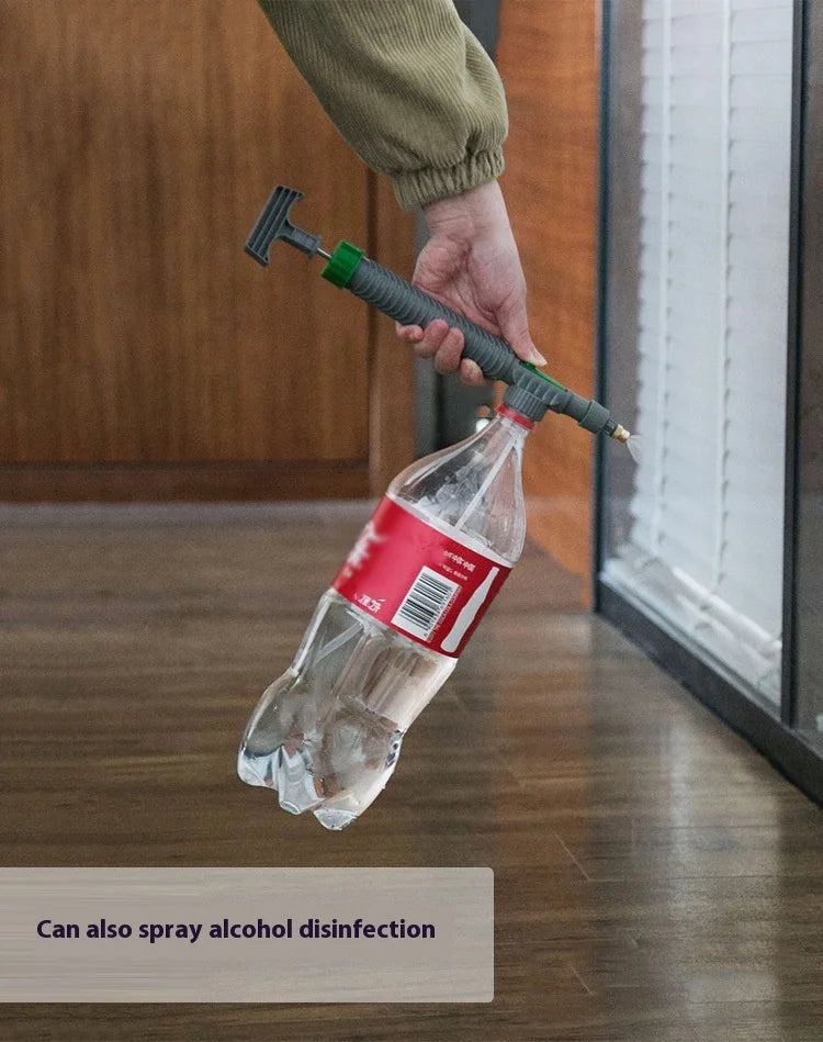 Watering Irrigation High Sprayer Water Pressure Flower Garden Gun Sprayer Head Juice Bottles Interface Plastic Trolley Spray