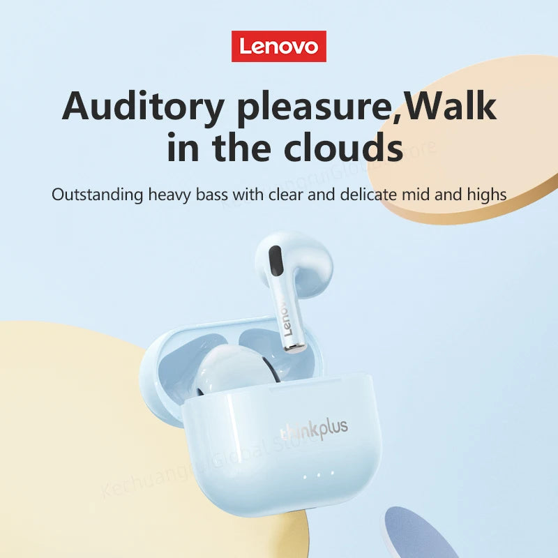 Lenovo LP40 II Earphones Original LP40 plus TWS Wireless Bluetooth 5.3 Headphones Sport Noise Reduction Touch Control Earbudss