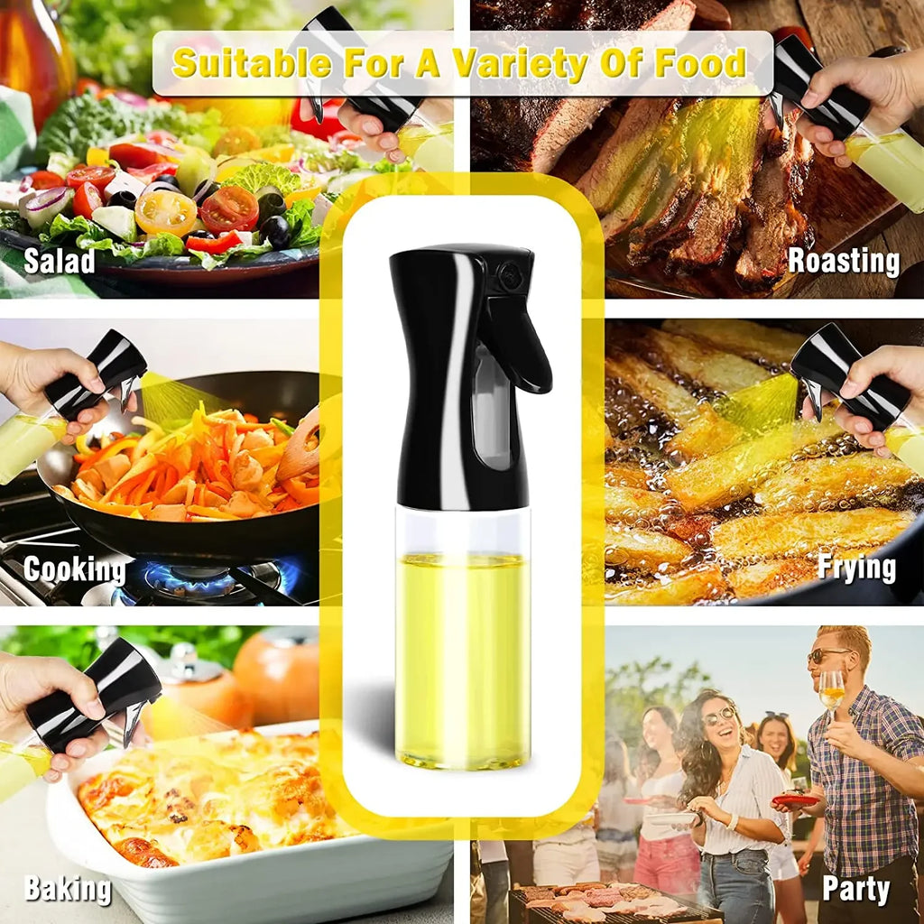 Kitchen Oil Spray Household Oil Spray Bottle Press-type Oil Kettle Oil Control Atomization Bottles Oil Pot DIY Seasoning Tools