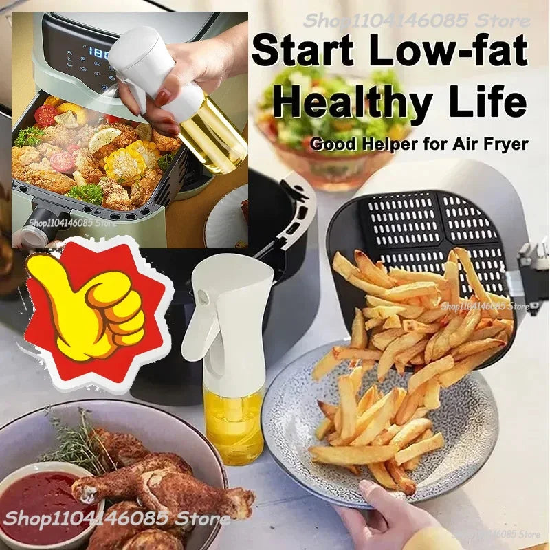 Kitchen Oil Spray Household Oil Spray Bottle Press-type Oil Kettle Oil Control Atomization Bottles Oil Pot DIY Seasoning Tools